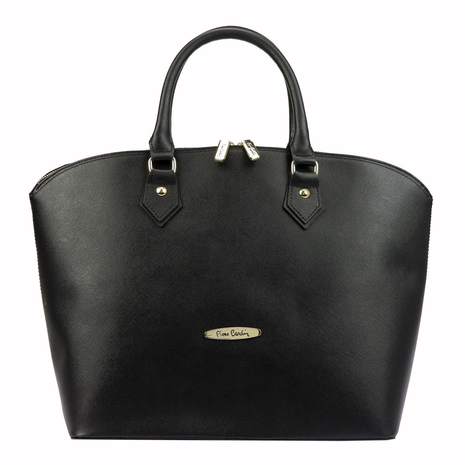 Pierre Cardin čierna elegentná kabelka CORY