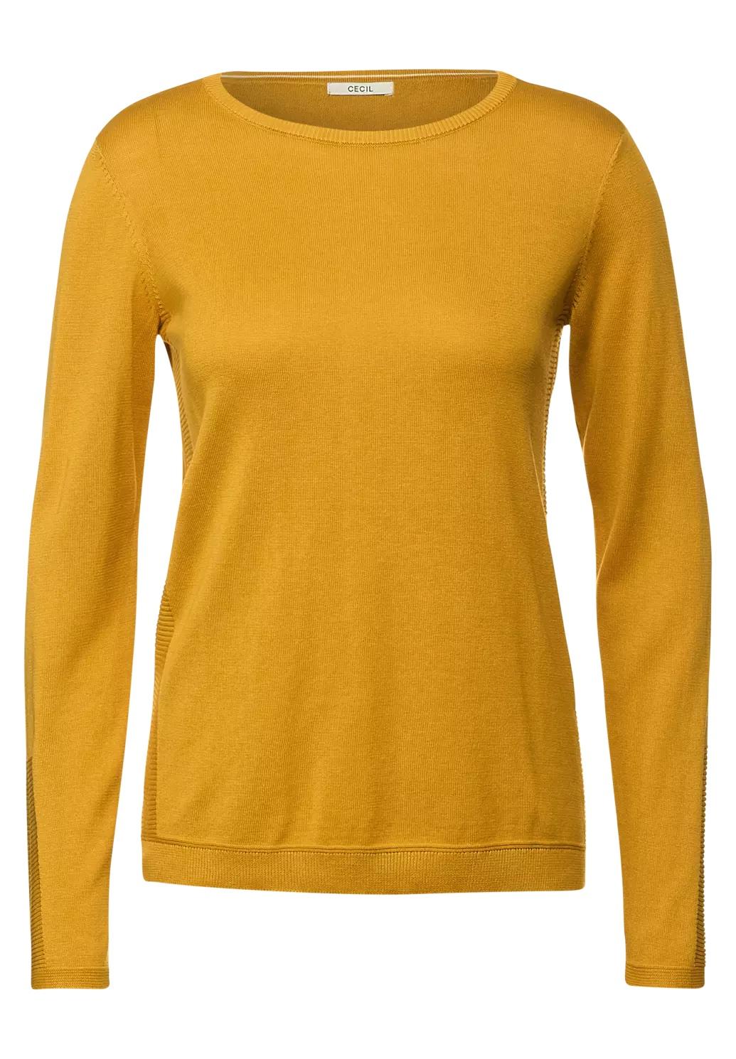 CECIL základný sveter, žlt.