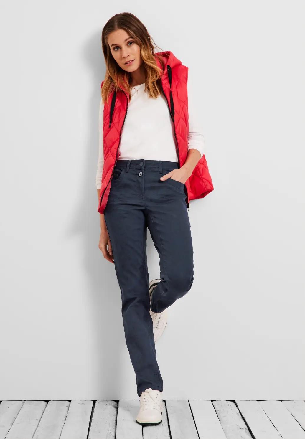 CECIL nohavice SCARLETT s coutingom, mod