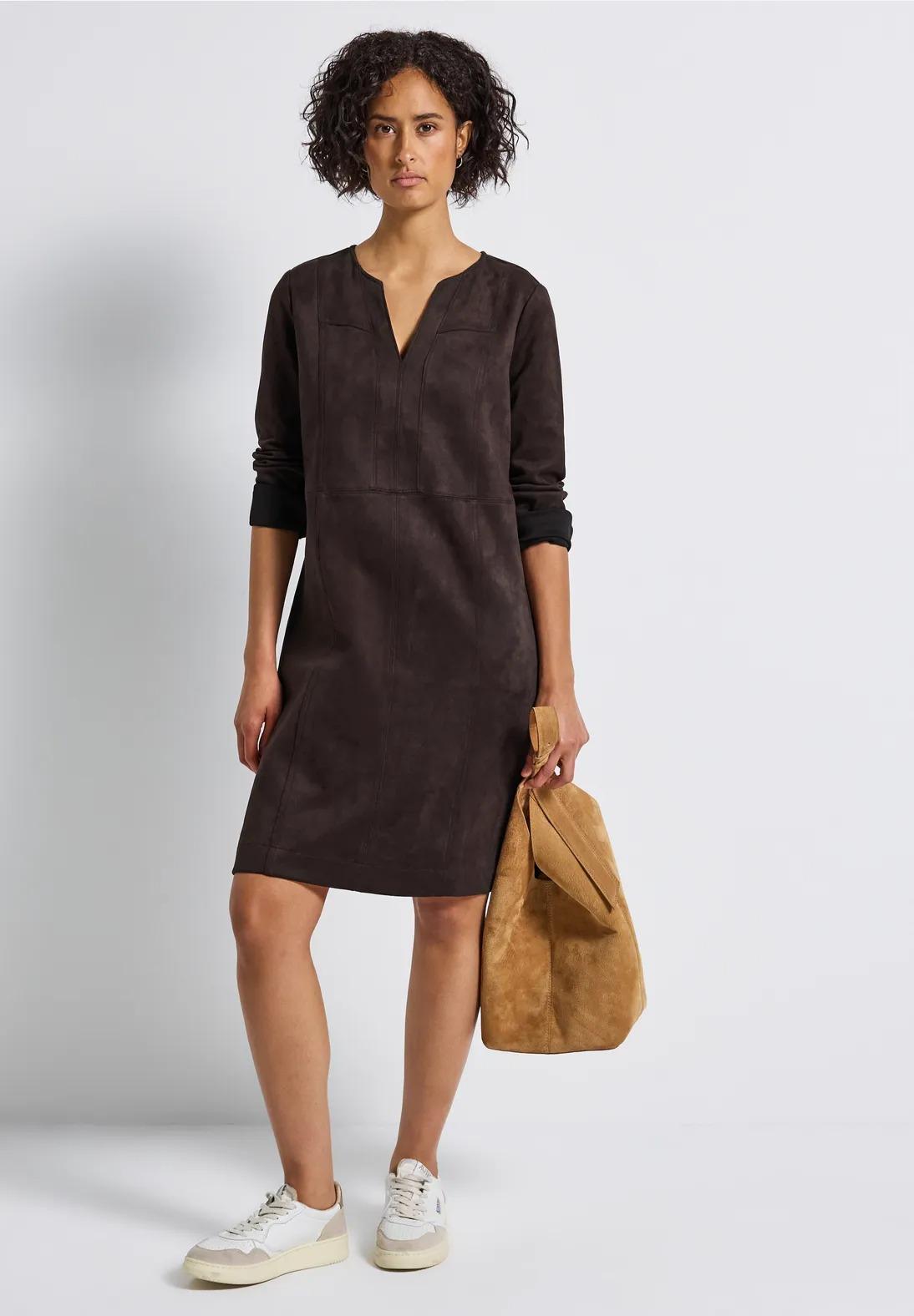 Street One velúrové šaty, hne