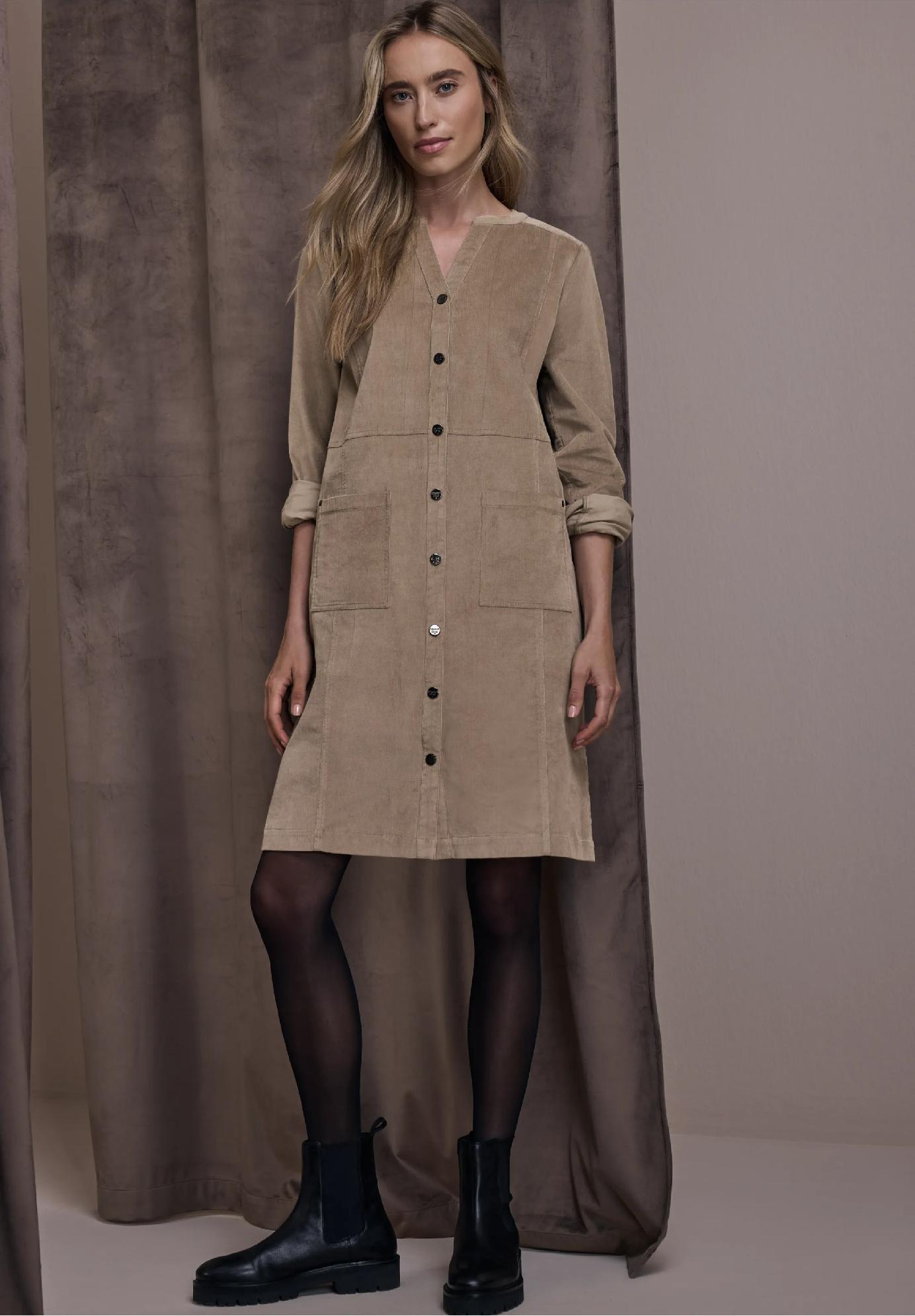 Street One manšerové šaty v jednofarebnom prevedení