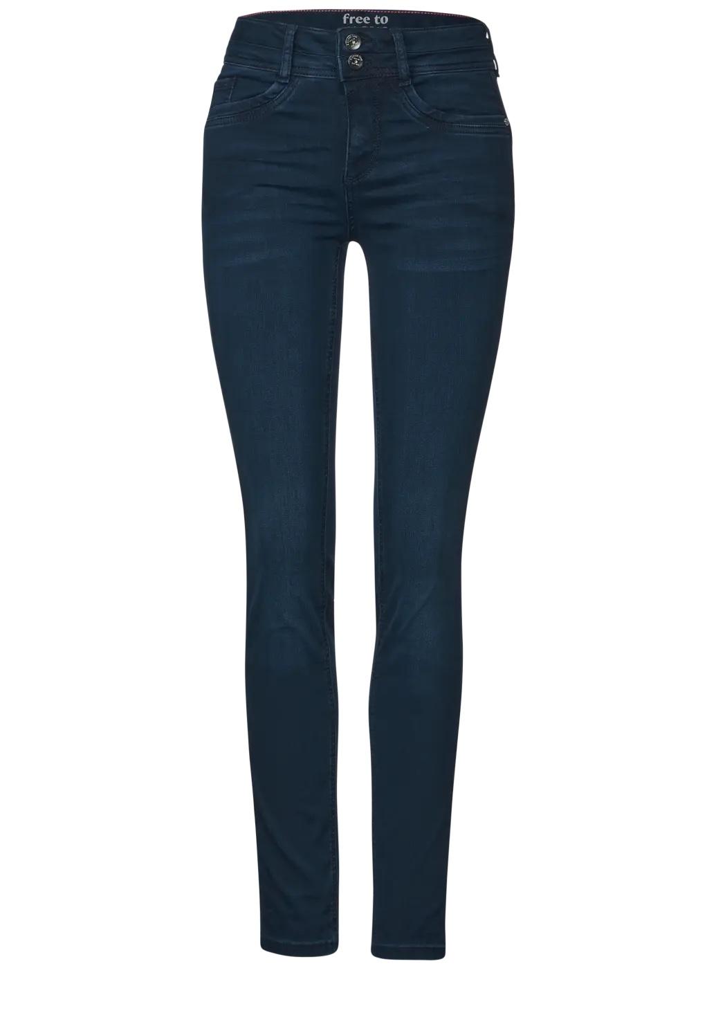 Street One slim fit džínsy YORK, modre