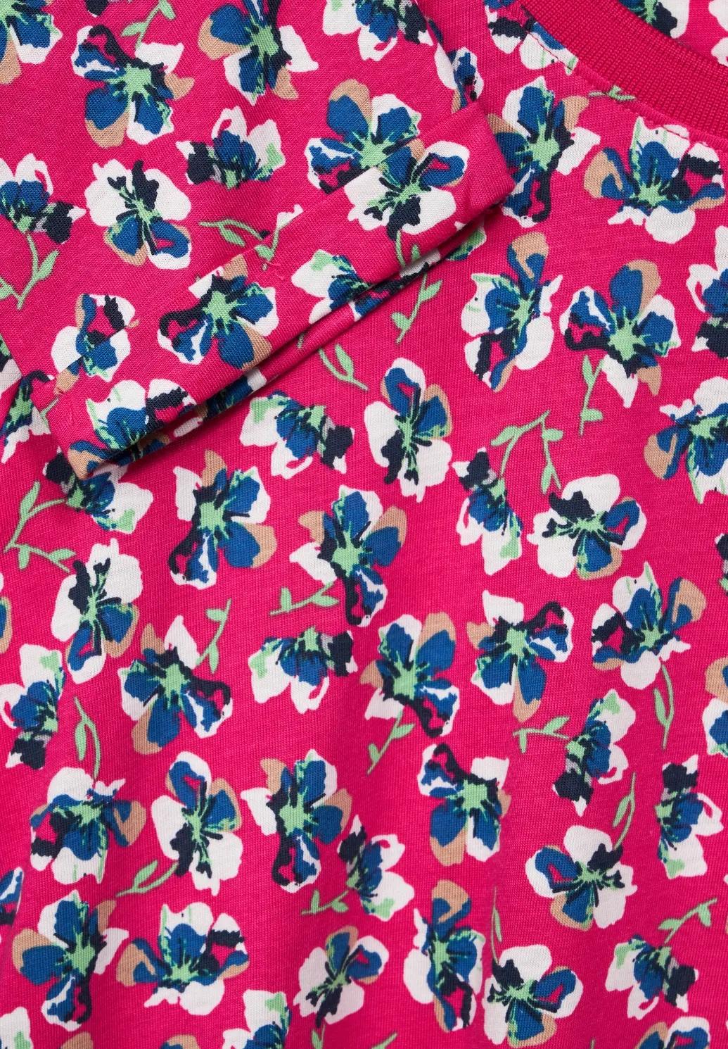 CECIL tričko s kvetinovým vzorom, pin