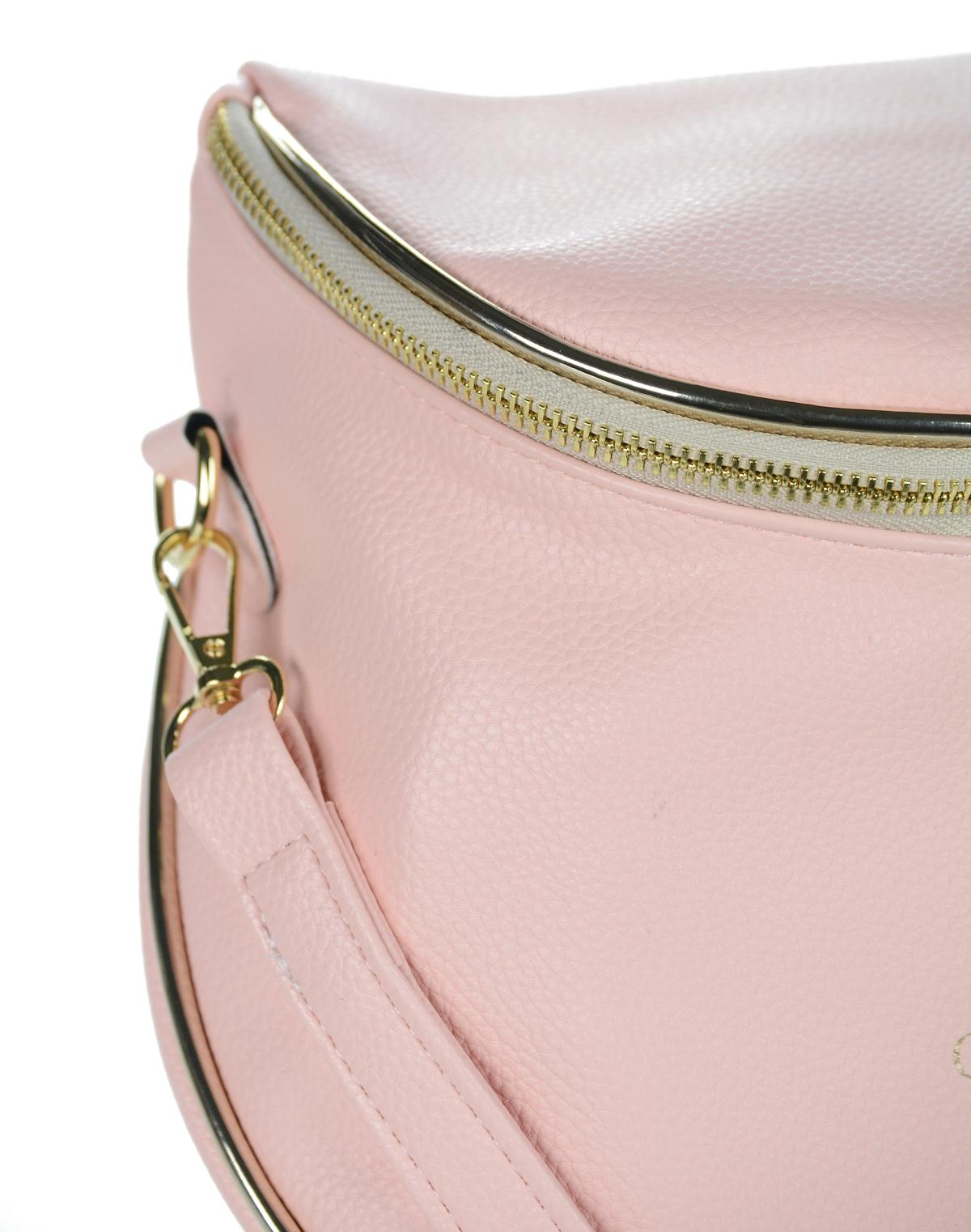 GROSSO ružová crossbody kabelka s nápisom Grosso PENY