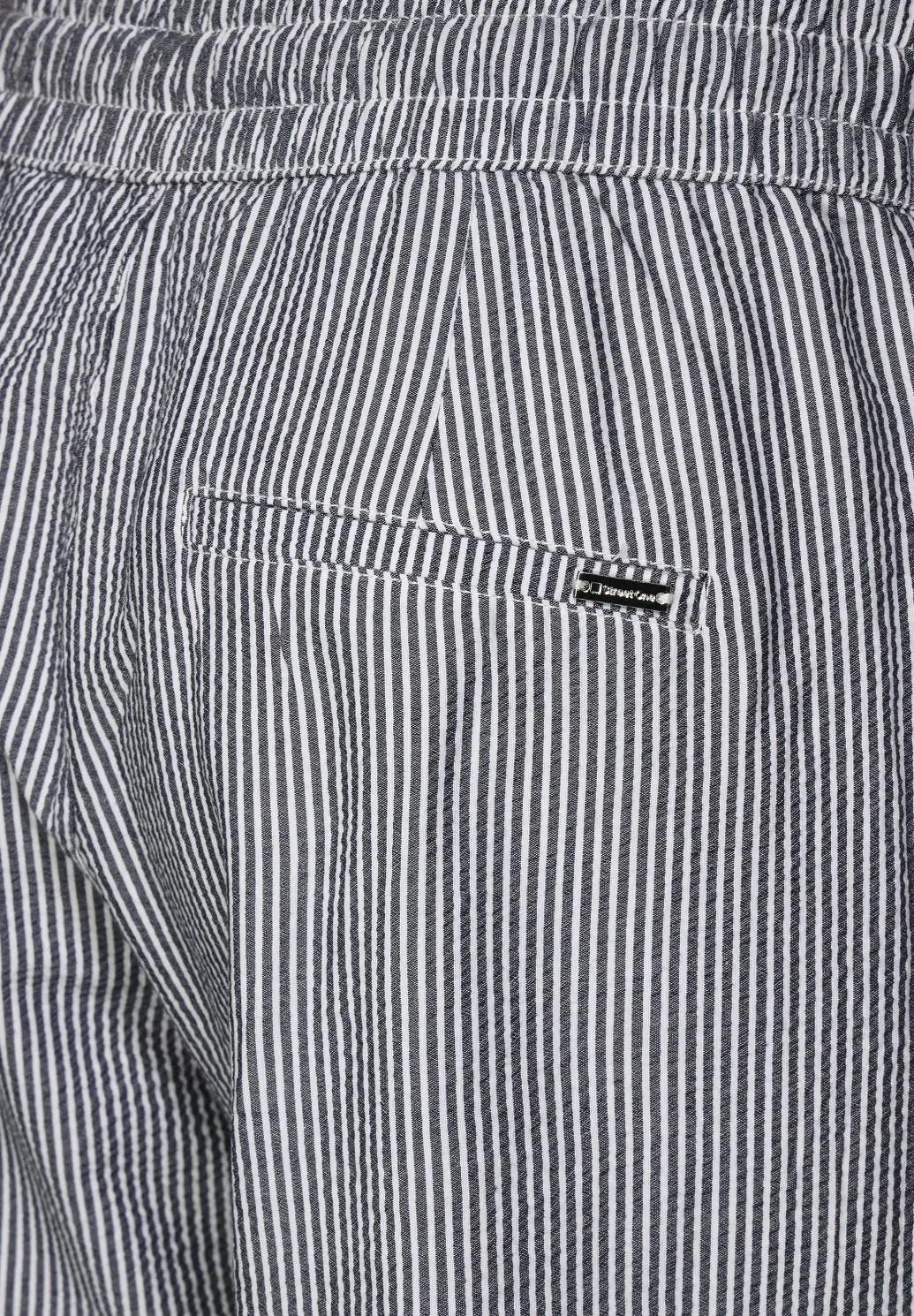 Street One nohavice voľného strihu v seersucker, BONNY, mod