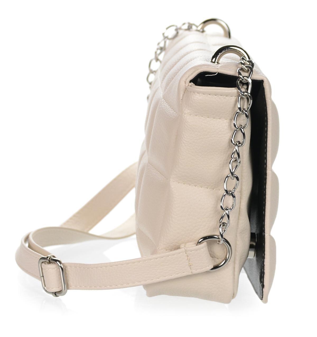 GROSSO béžová prešívaná crossbody kabelka NELA beige