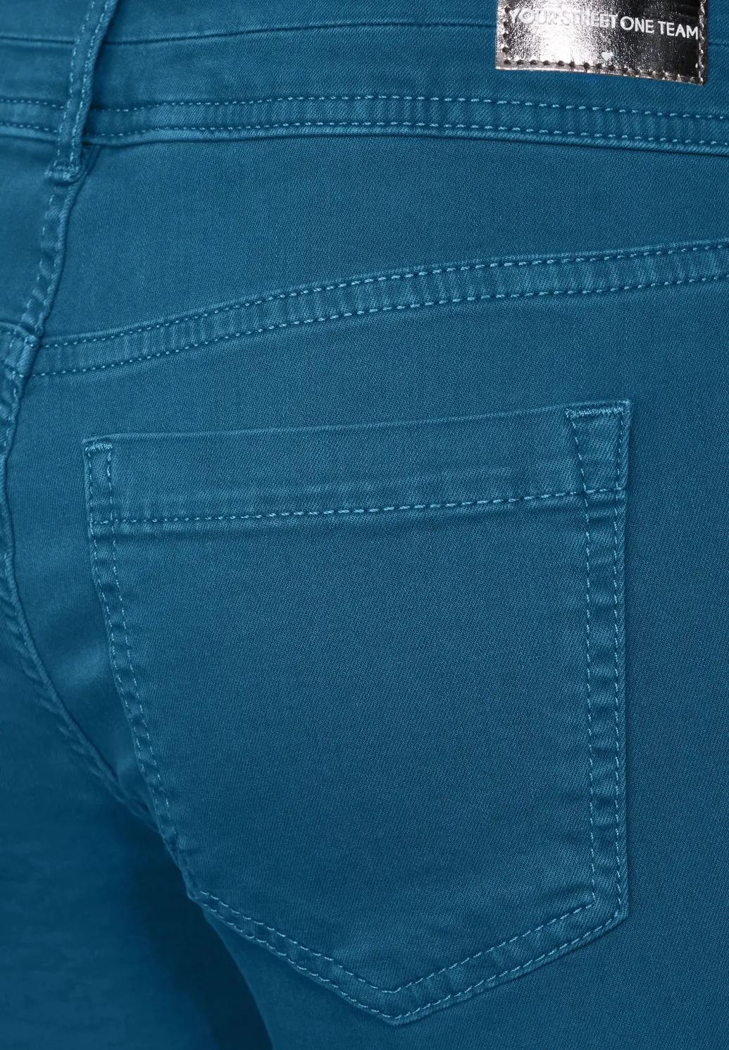 Street One slim fit džínsy YORK, modr