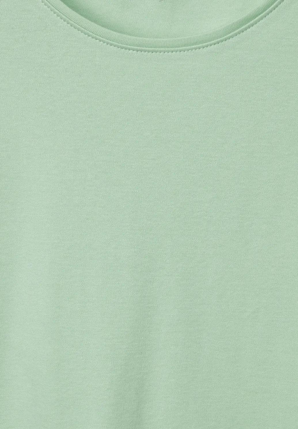 CECIL jednofarebné tričko, štýl LENA, zel
