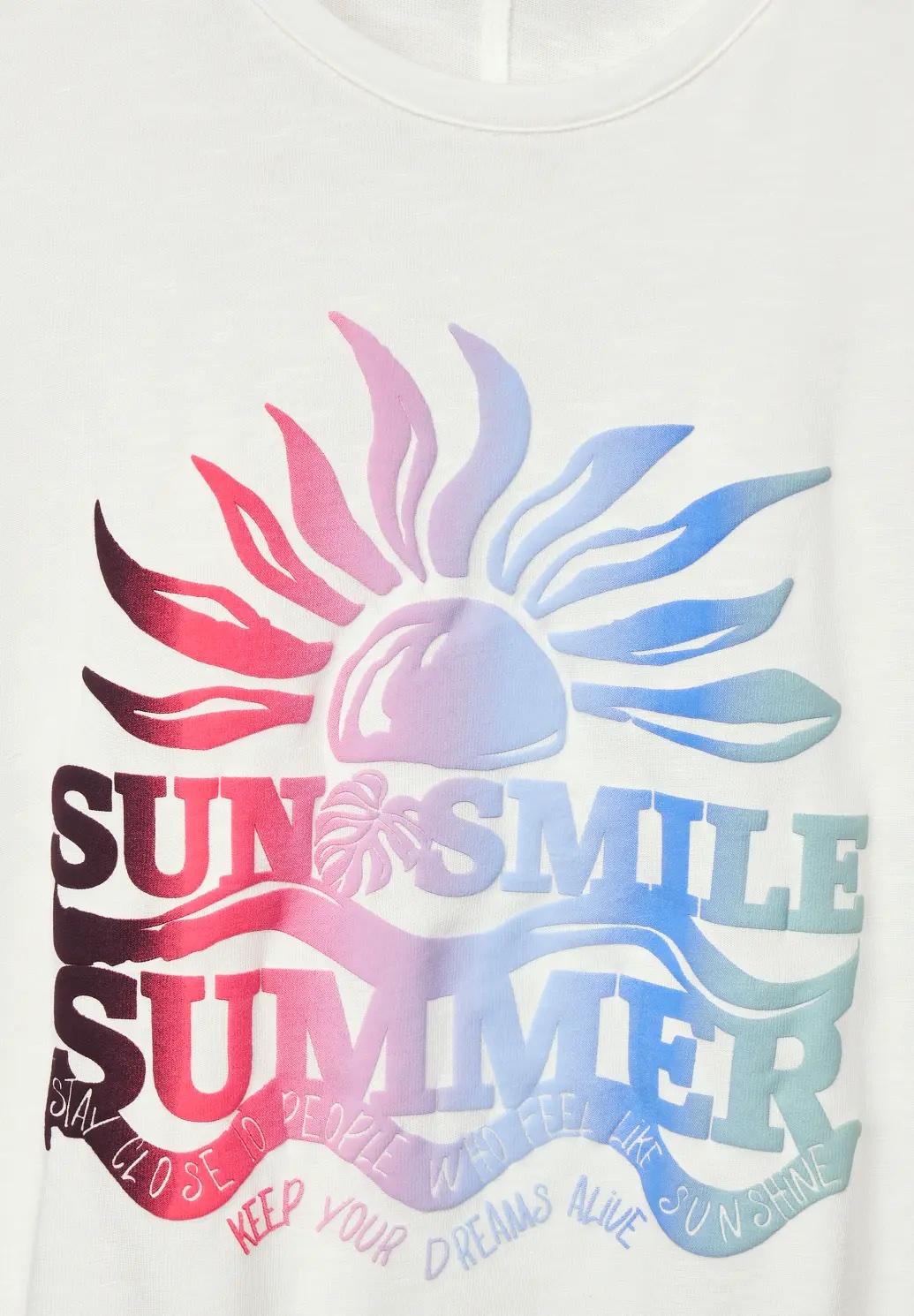 CECIL tričko s fototlačou, summer, van