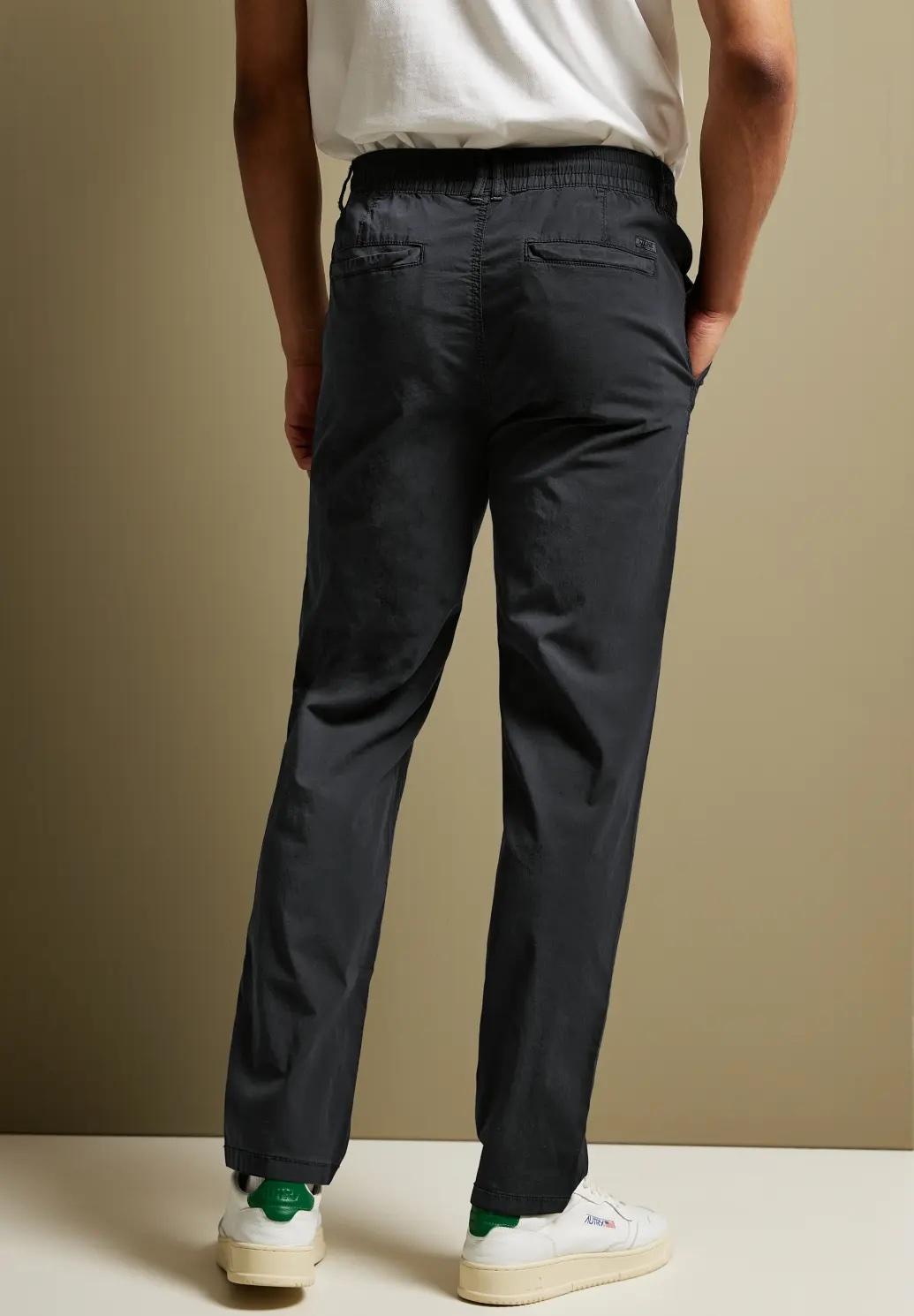 Street One MEN pohodlné chino joggery, gra