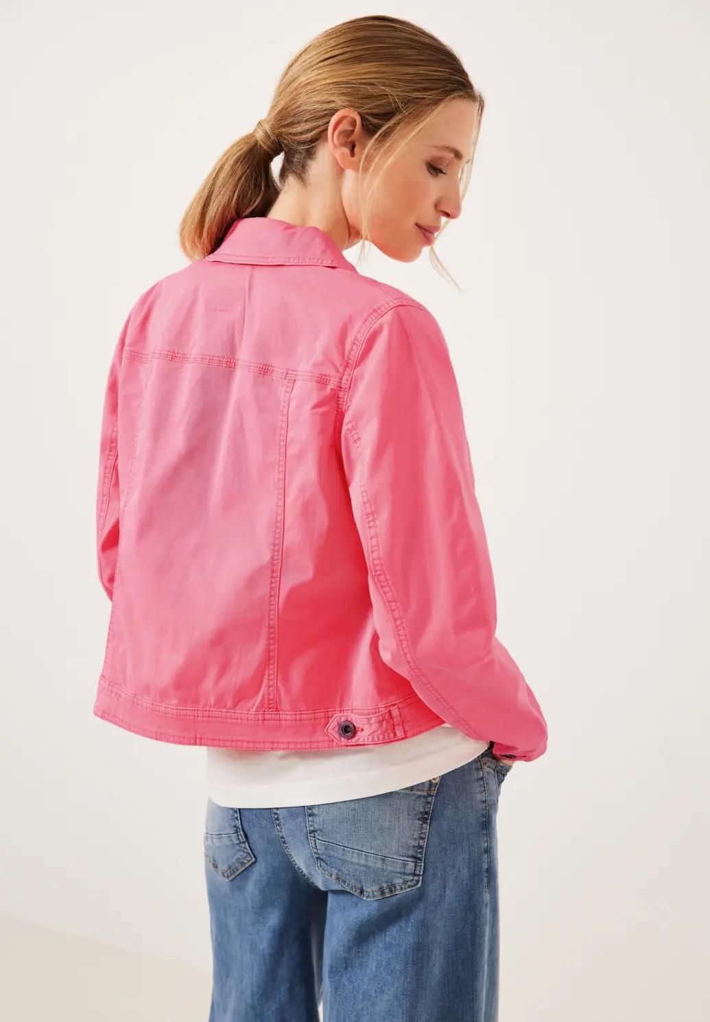 CECIL farebná džínsová bunda, pink
