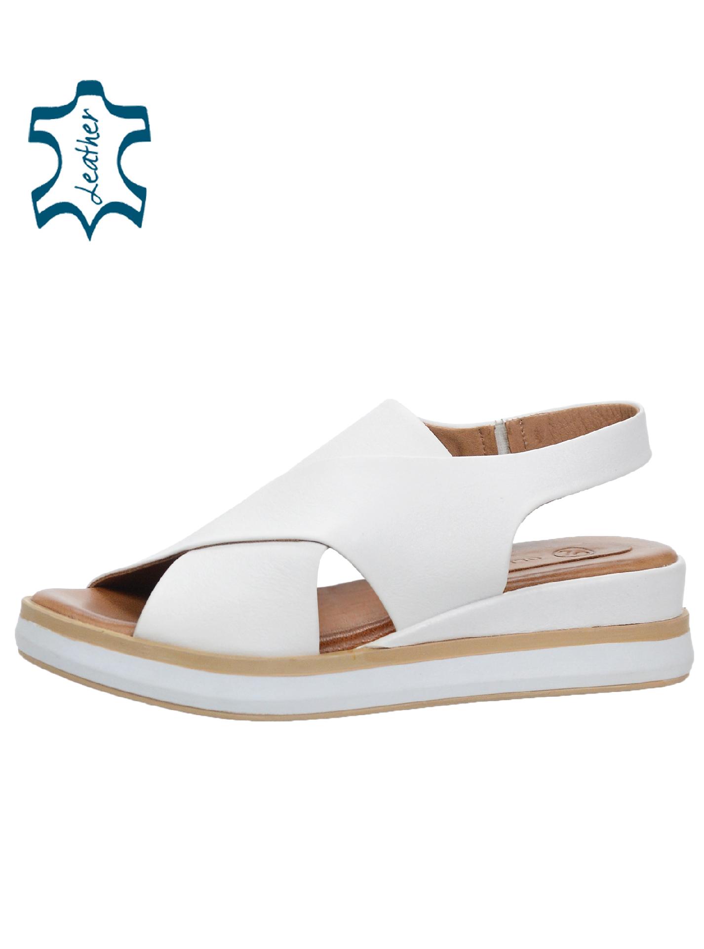 OLIVIA SHOES béžové pohodlné sandlále