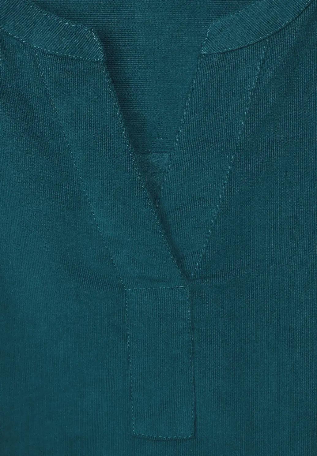 CECIL manšestrové šaty s 3/4 rukávmi, zel