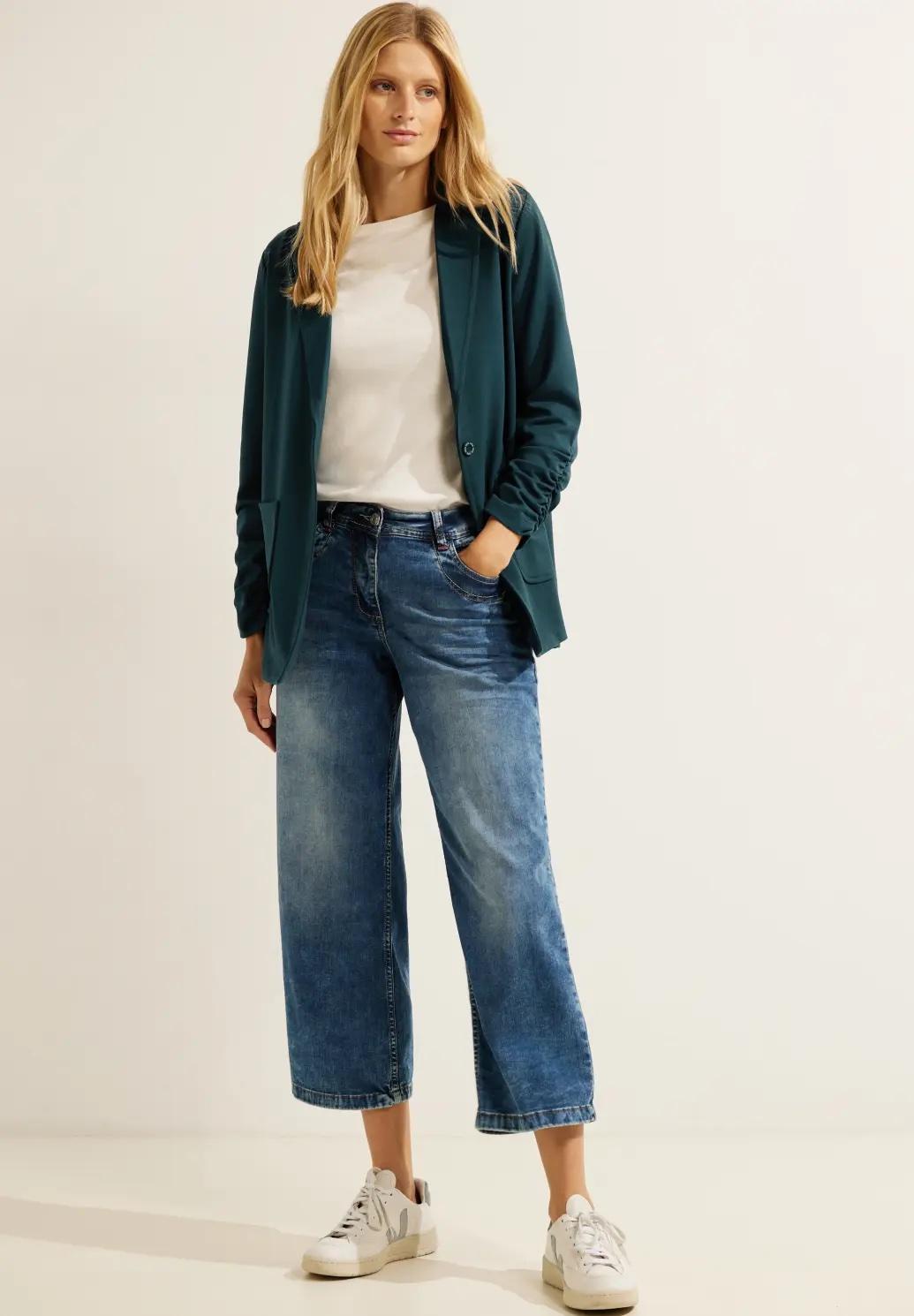 CECIL oversize blejzer s volánikmi, zel