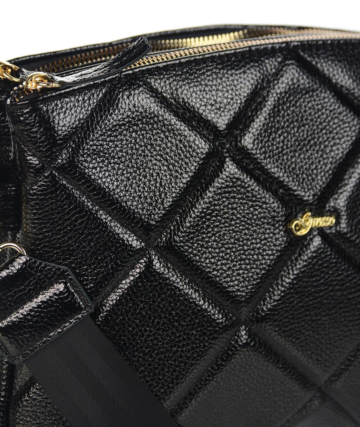GROSSO čierna crossbody kabelka Anabel