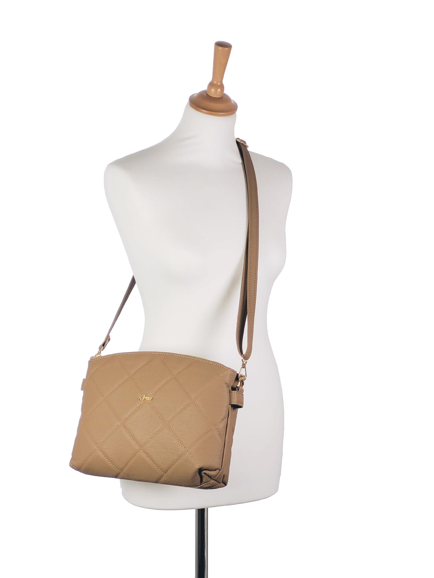 GROSSO béžová crossbody kabelka Anabel, bež