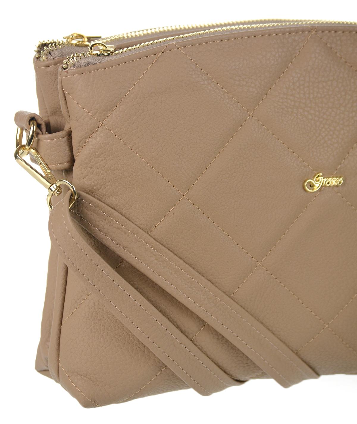 GROSSO béžová crossbody kabelka Anabel, bež