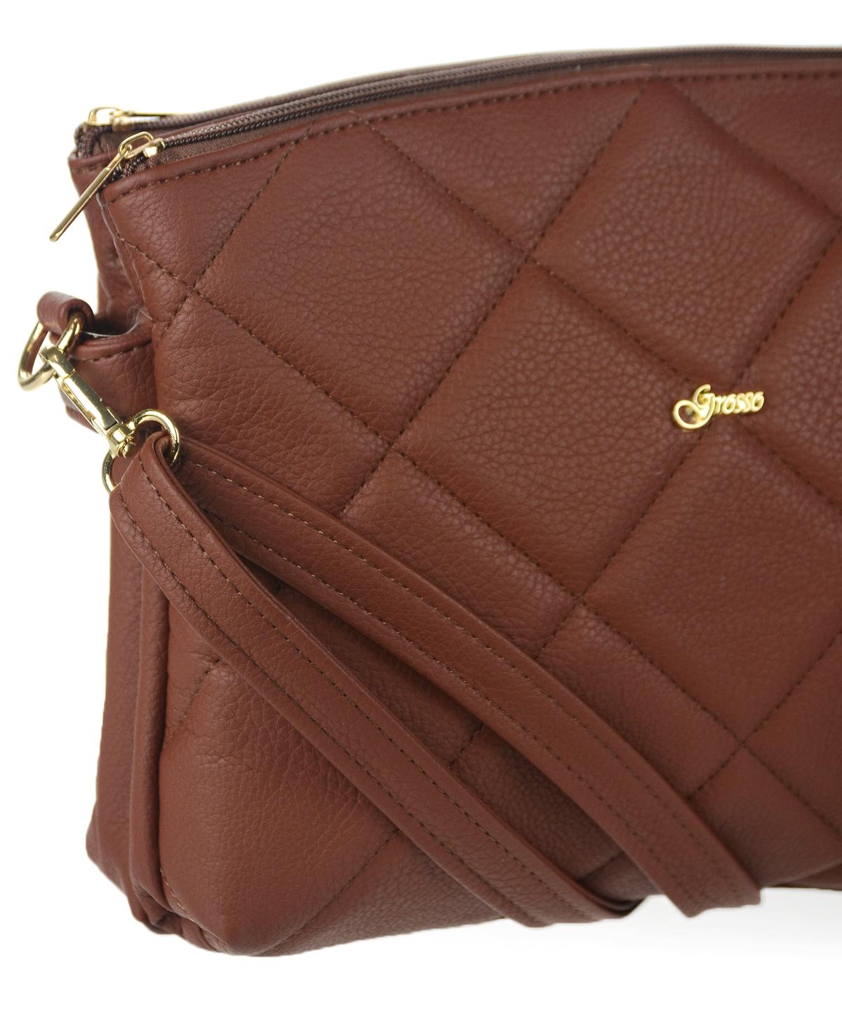GROSSO hnedá crossbody kabelka Anabel