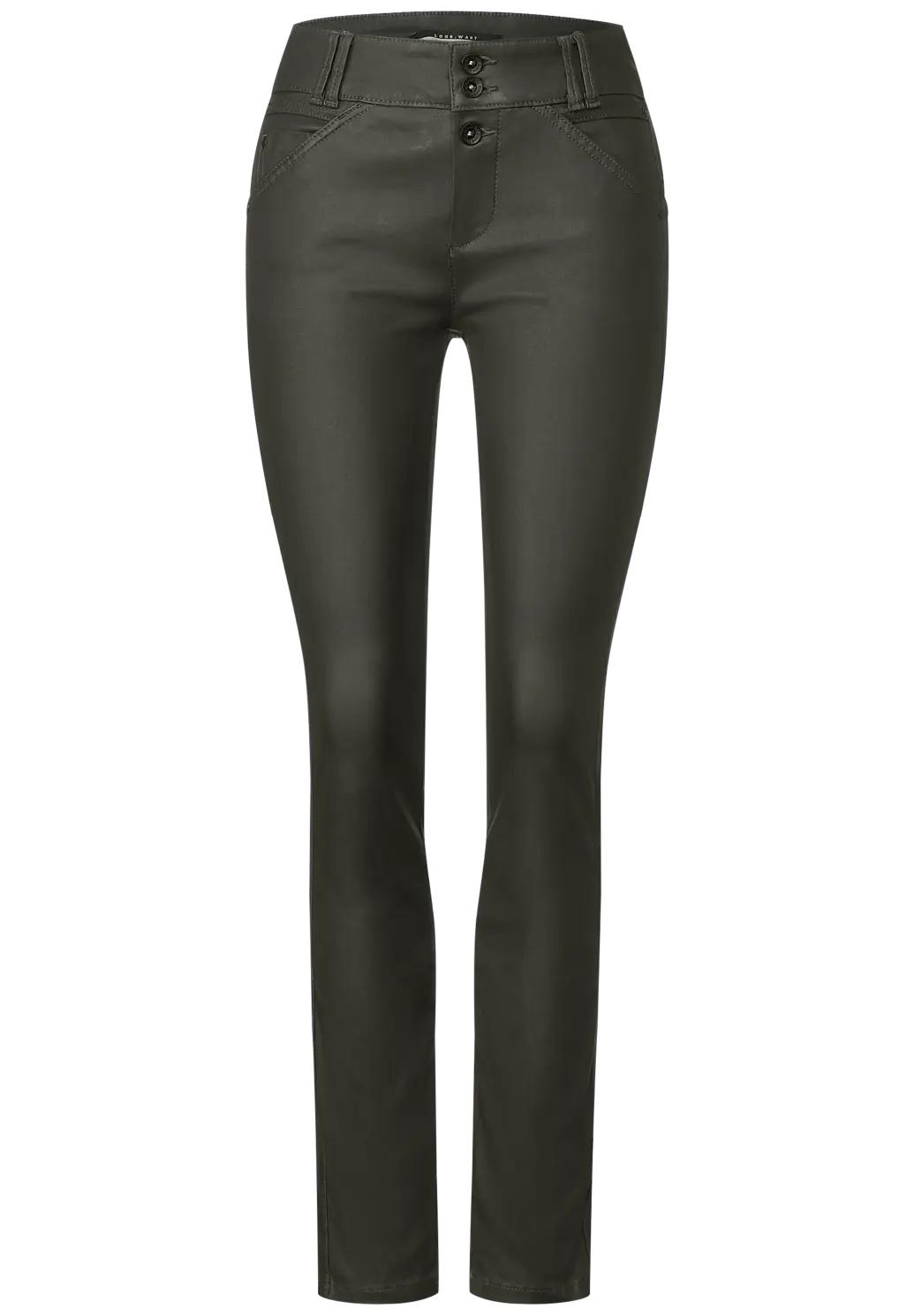 Street One caoting slim fit nohavice YORK, zel