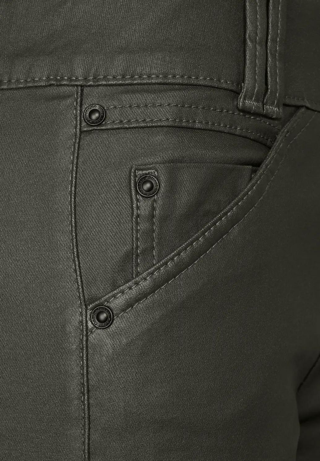 Street One caoting slim fit nohavice YORK, zel