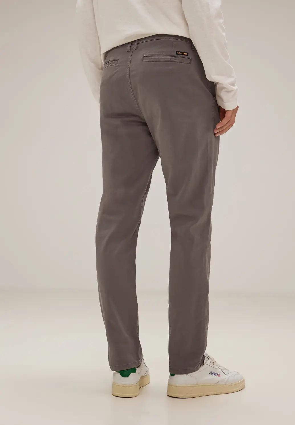 Street One MEN Twill nohavice bežného strihu, hne