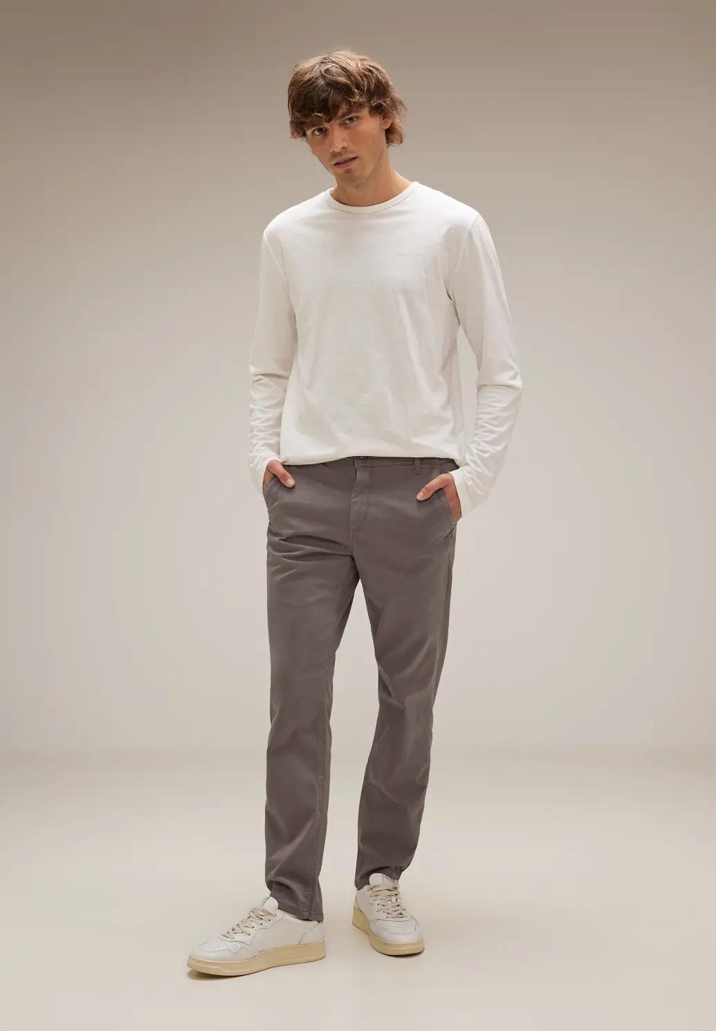Street One MEN Twill nohavice bežného strihu, hne
