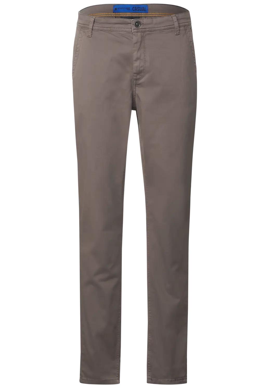 Street One MEN Twill nohavice bežného strihu, hne