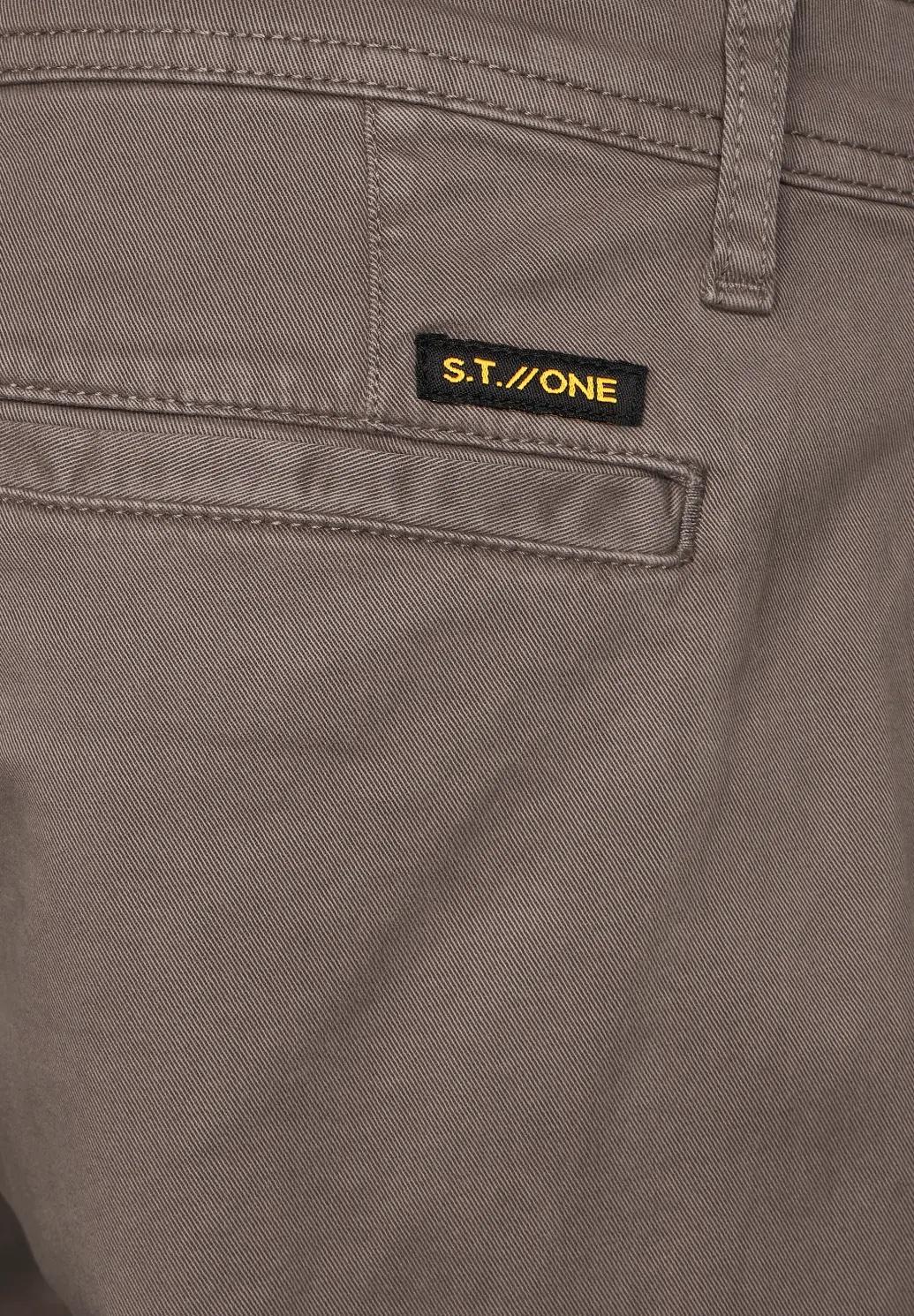 Street One MEN Twill nohavice bežného strihu, hne