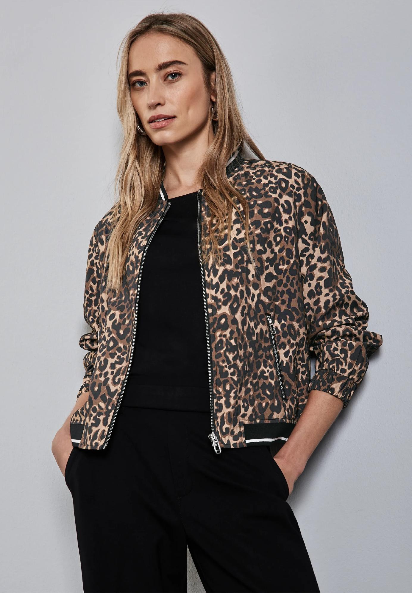 Street One bundička s leopardím vzorom