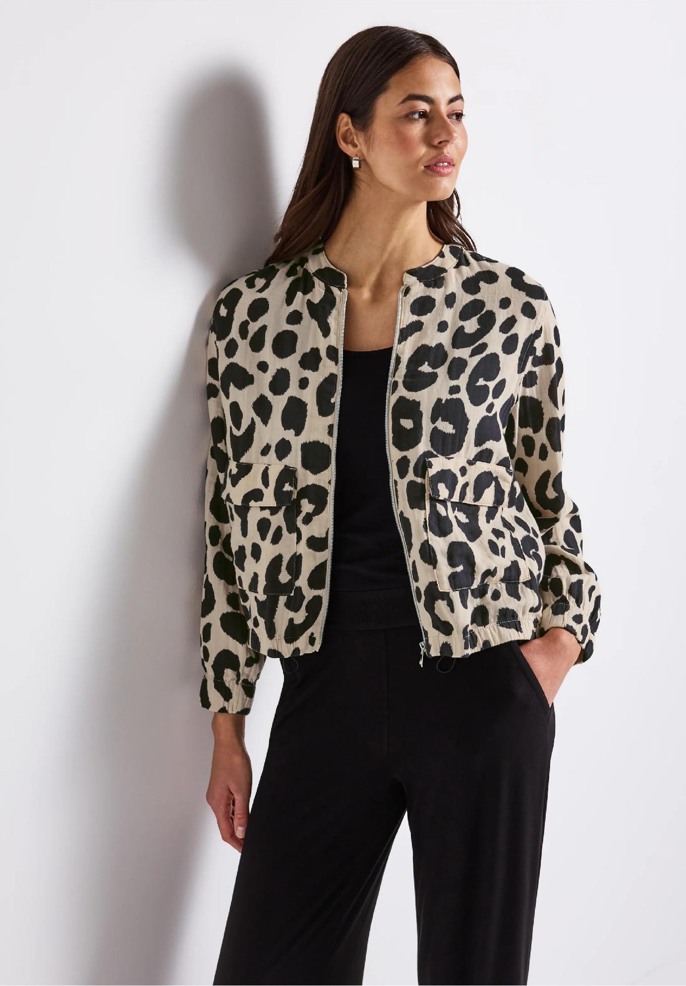 Street One vzorovaný mušelínový bluzón