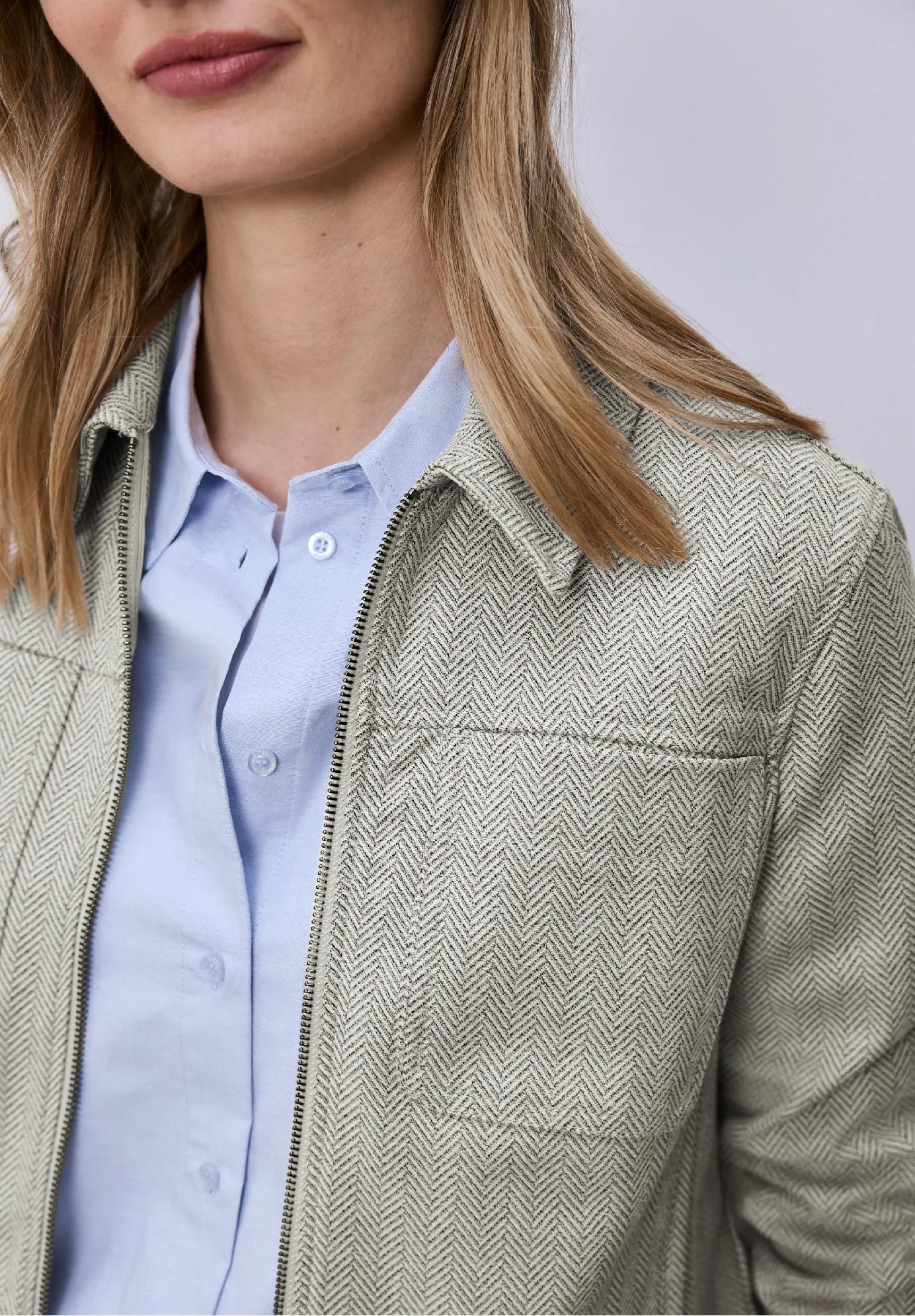 Street One bunda s rybím vzorom a zipsom