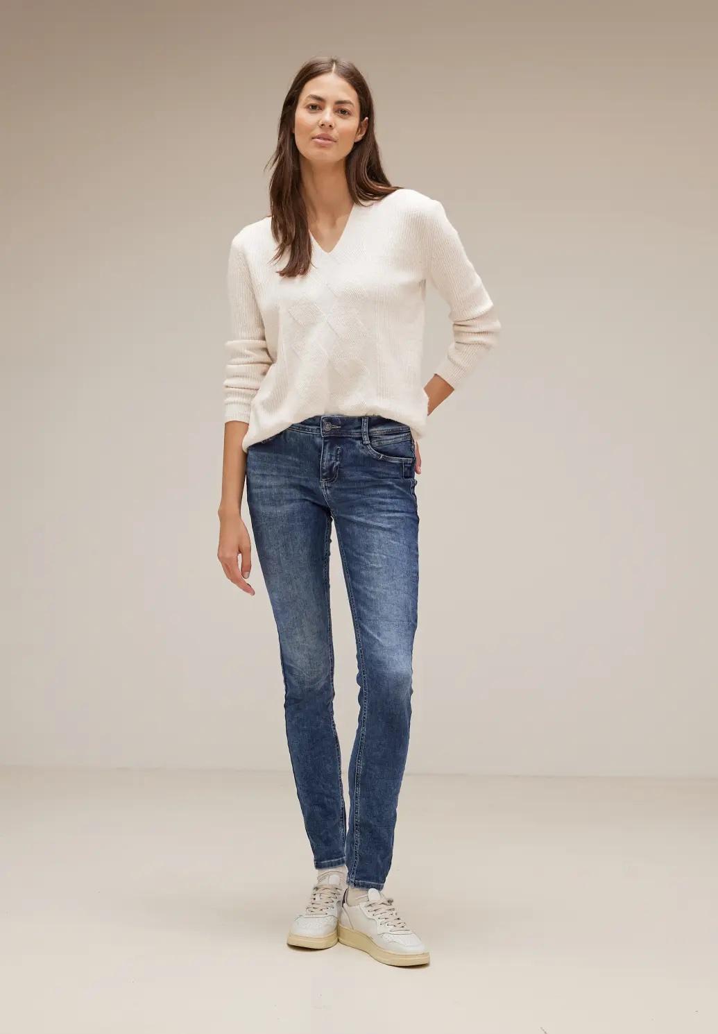 Street One slim fit džínsy YORK, m