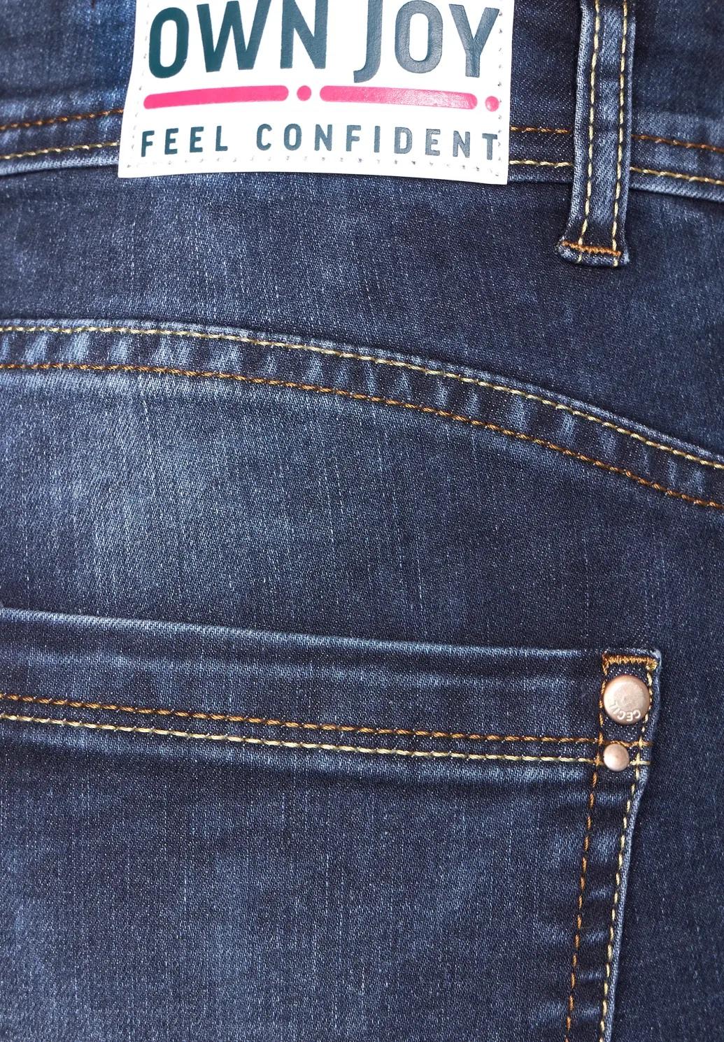 CECIL džínsy TORONTO slim fit v strihu Bootcut, mod
