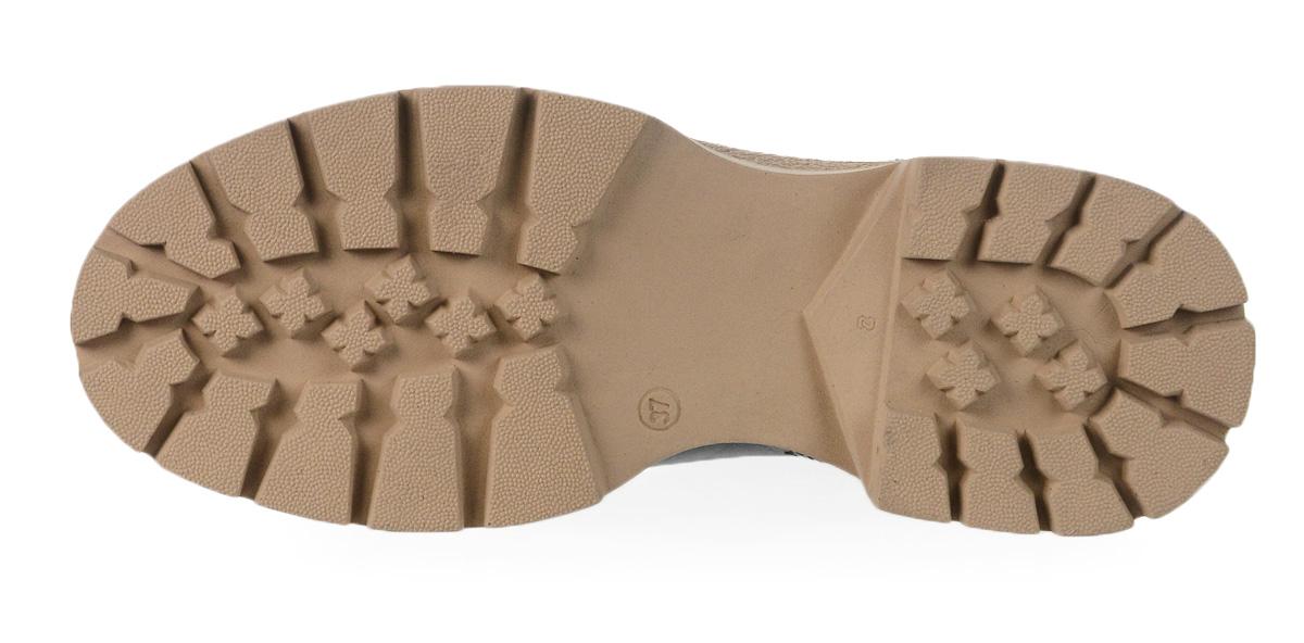 OLIVIA SHOES čierne zimné čižmy s béžovou podrážkou