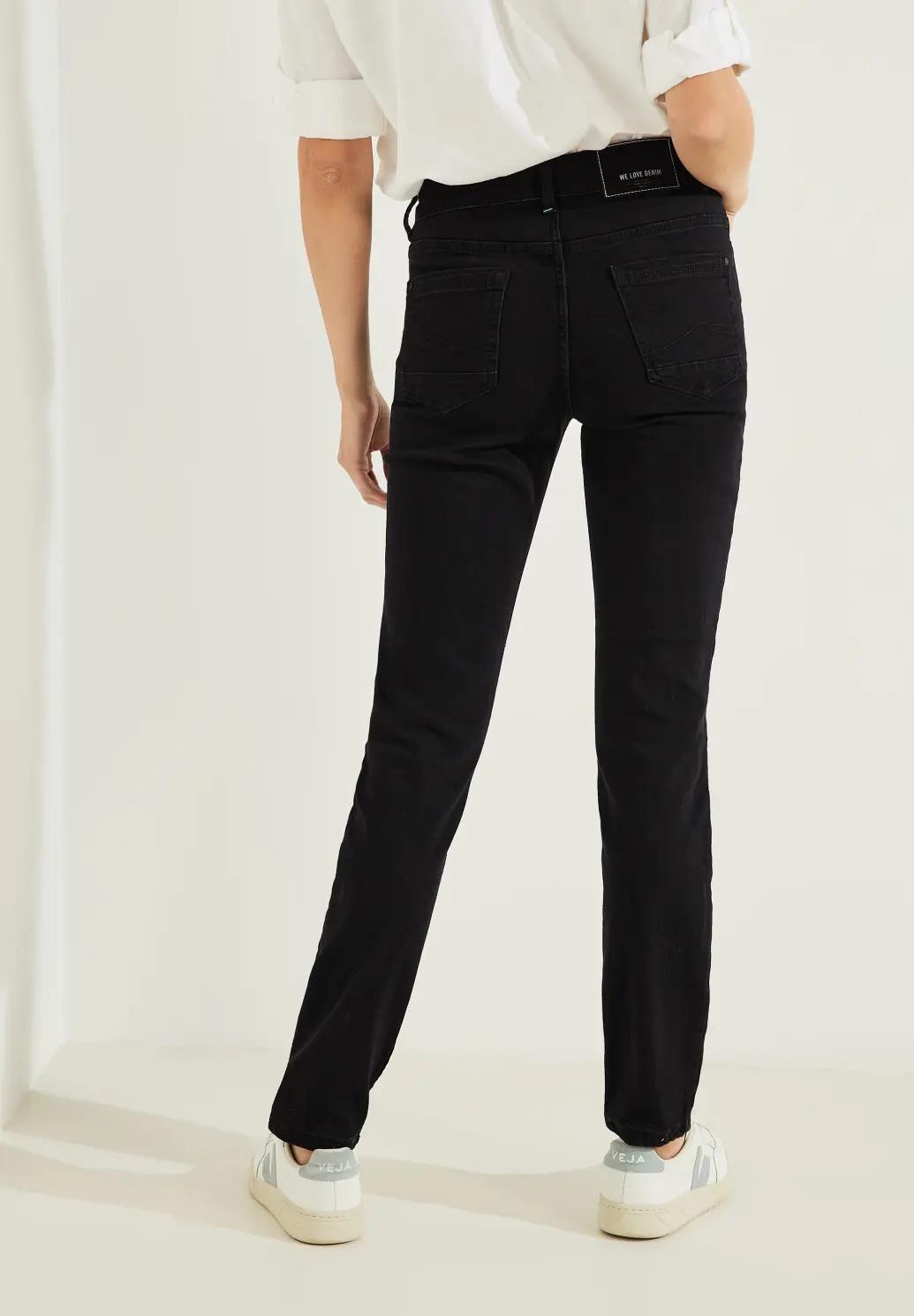 CECIL čierne slim fit džínsy TORONTO, čie