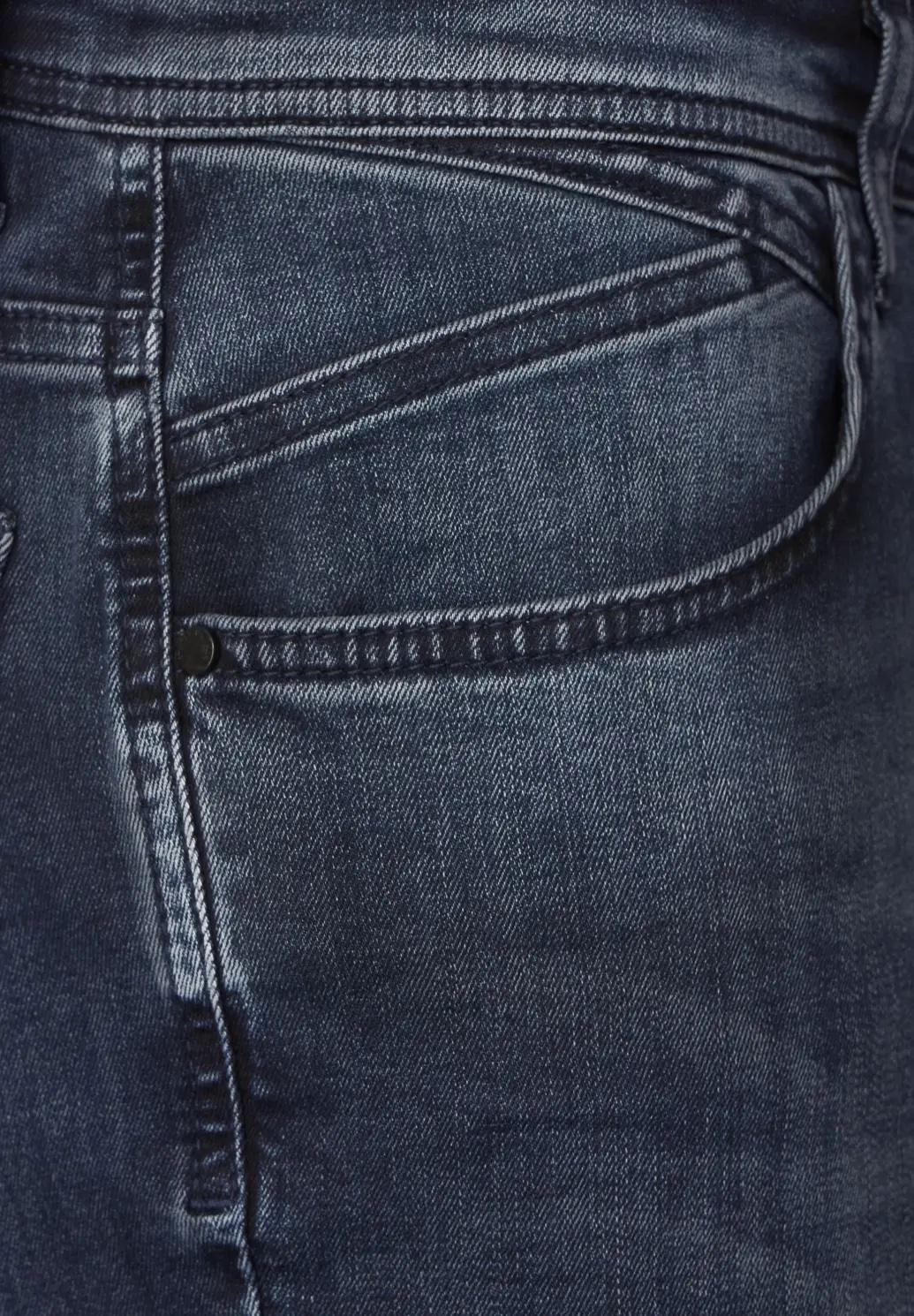 Street One MEN tmavo modré džínsy RACER slim fit