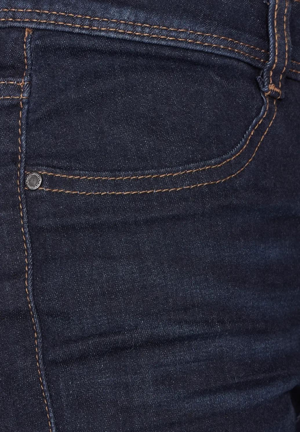 Street One modré skinny strih jeggings rifle