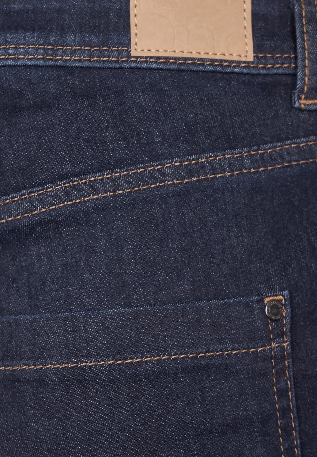 Street One modré skinny strih jeggings rifle