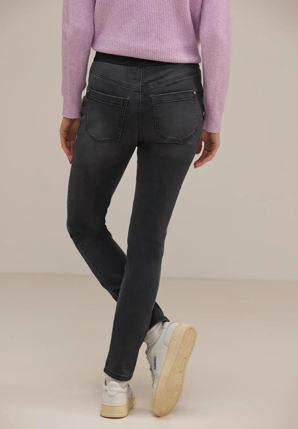 Street One skinny fit rifle jeggings, čie