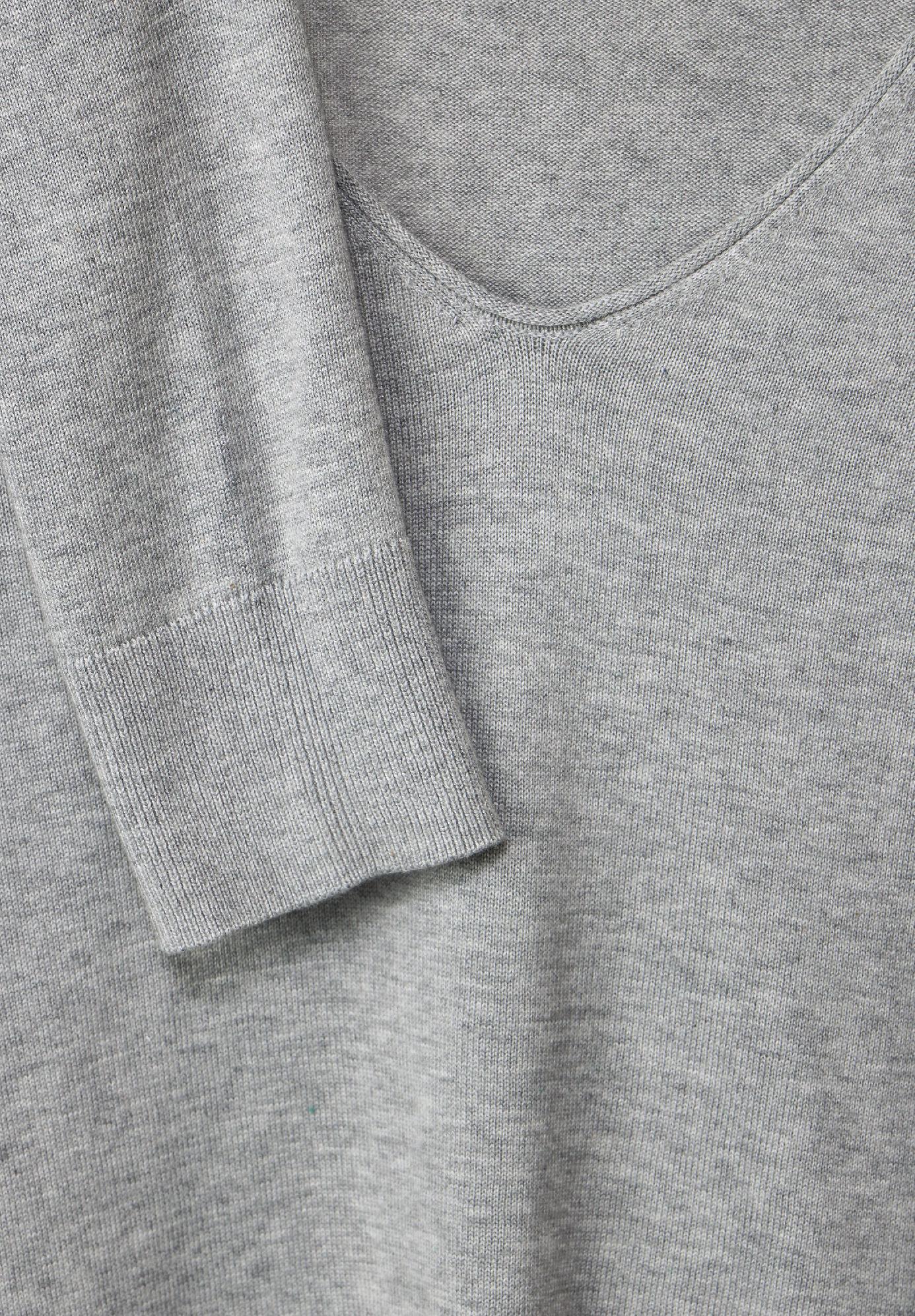 CECIL jemný pletený sveter, siv
