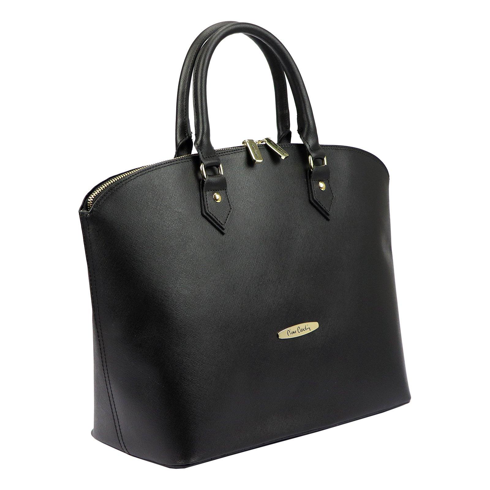 Pierre Cardin čierna elegentná kabelka CORY