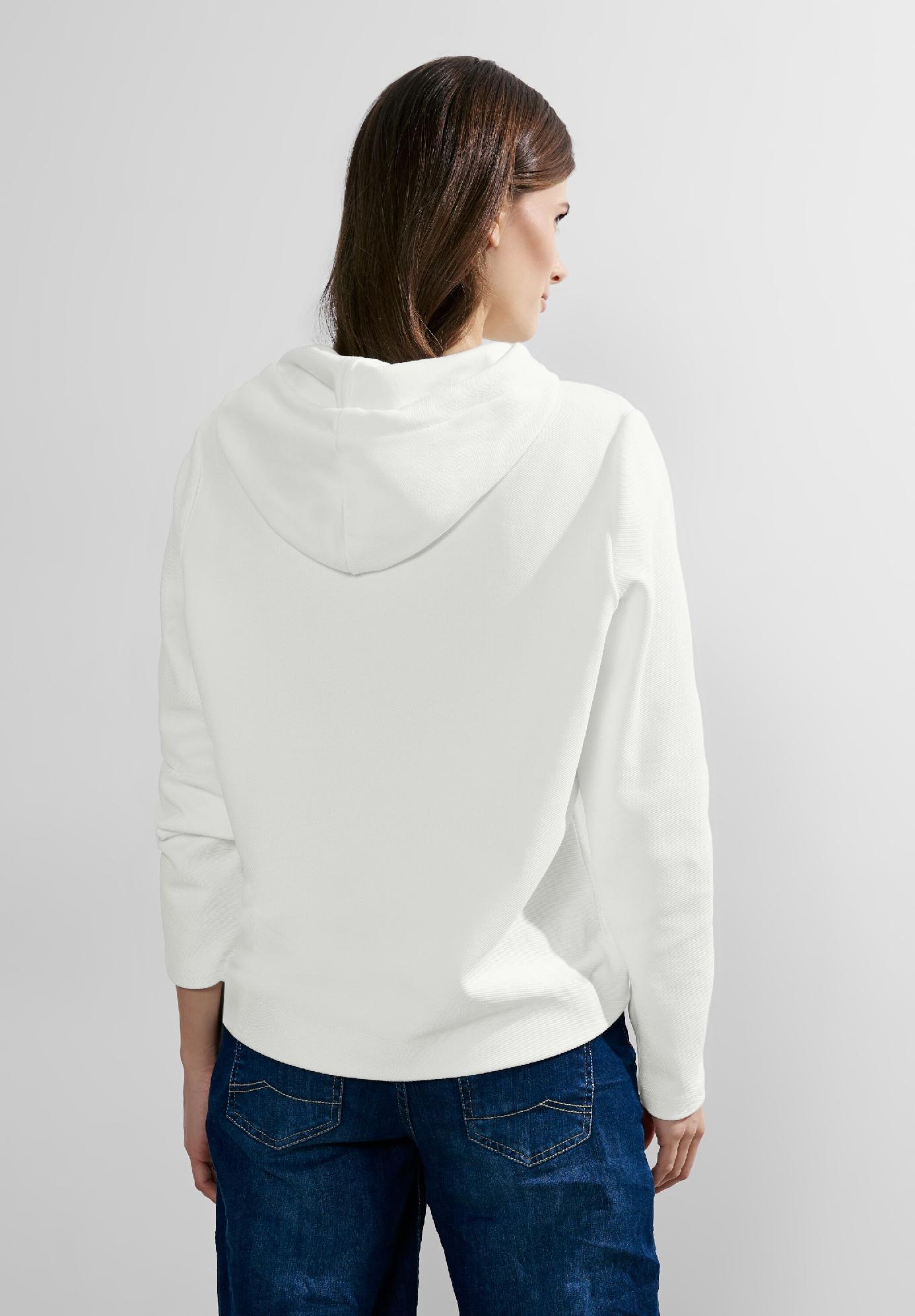 CECIL mikina so štruktúrou Twill, van