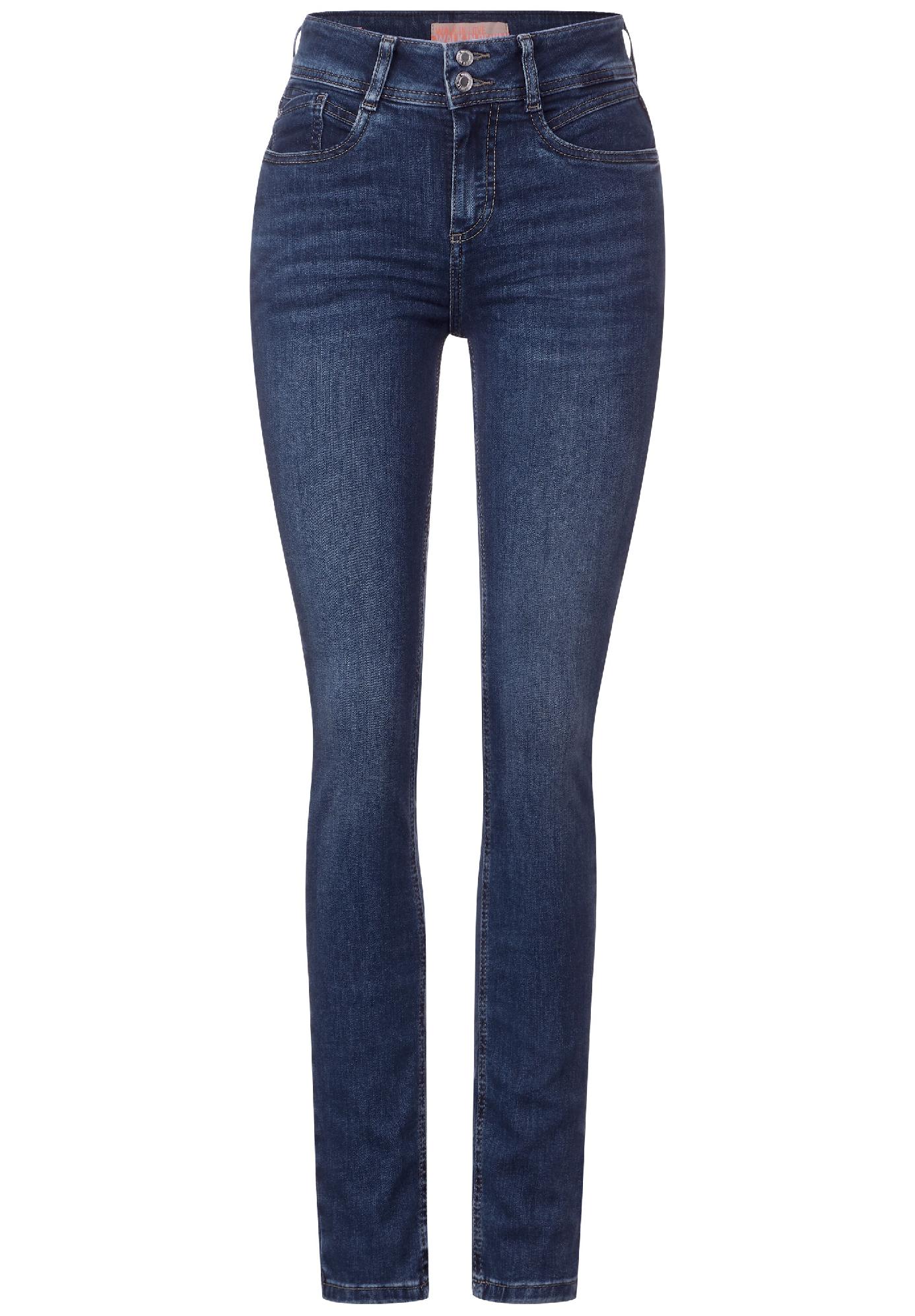 Street One YORK slim fit indigo džínsy