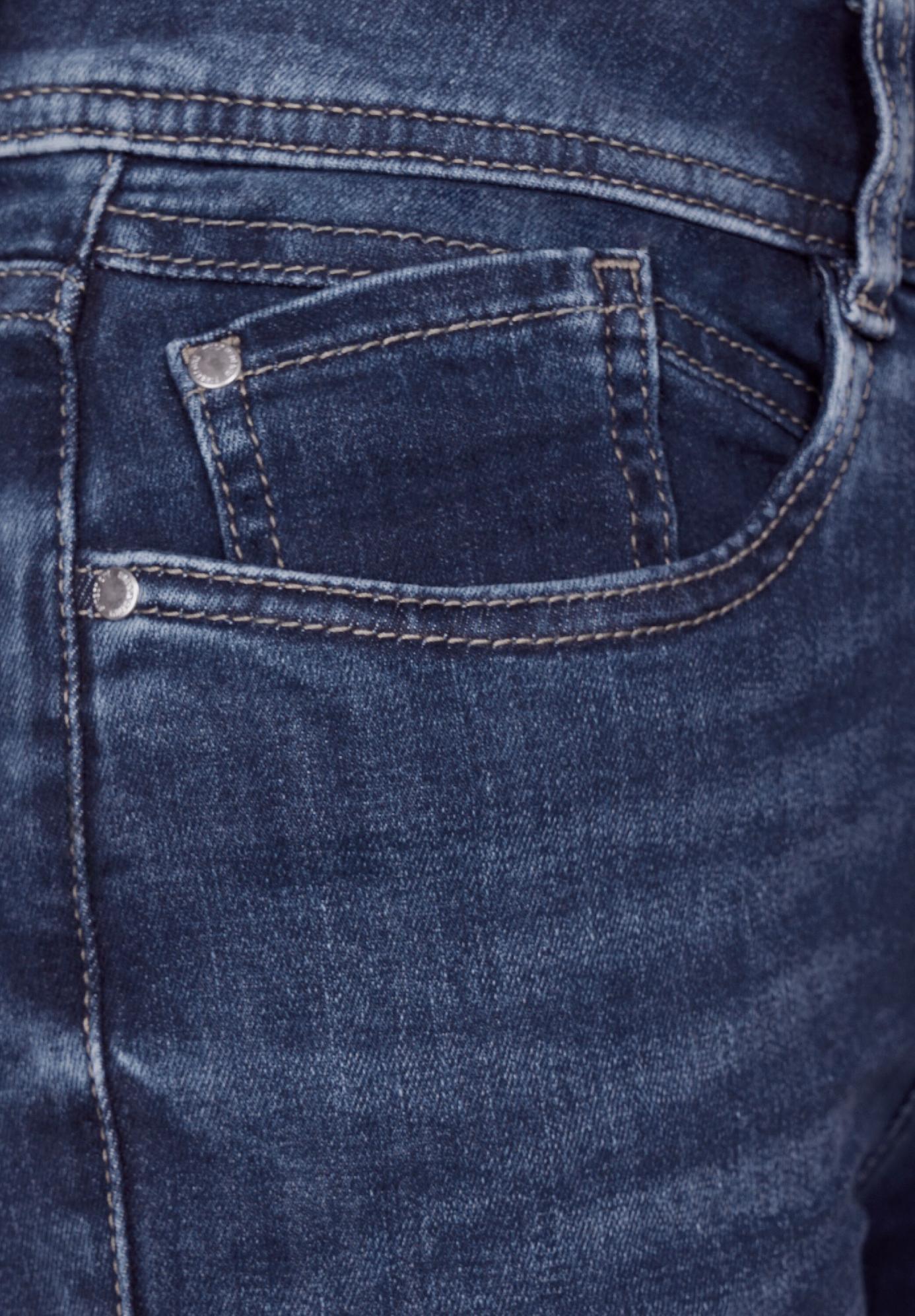 Street One YORK slim fit indigo džínsy