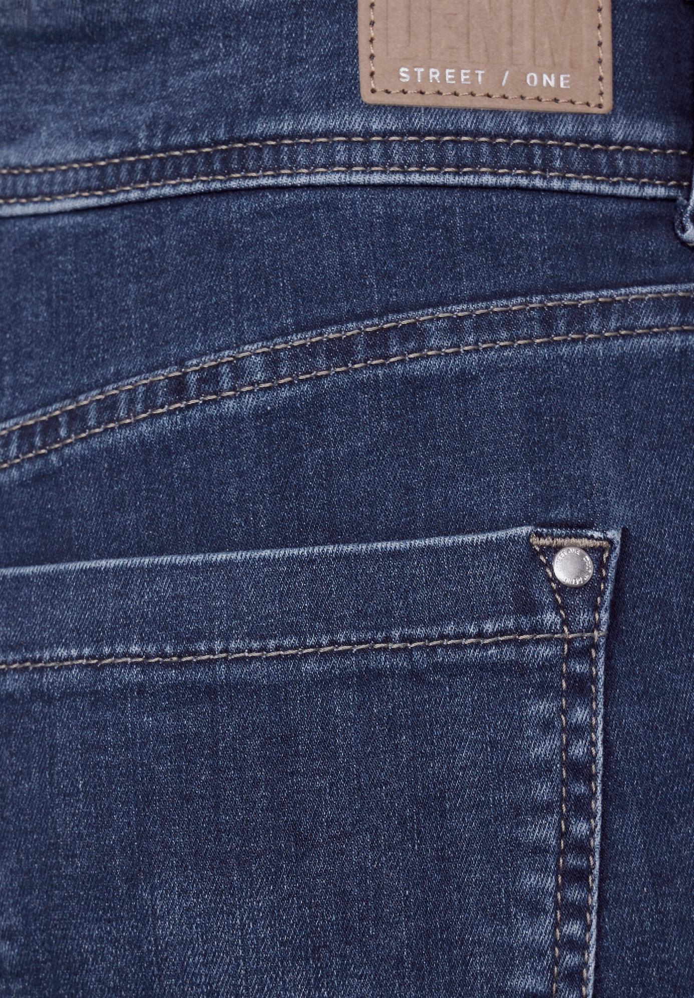 Street One YORK slim fit indigo džínsy