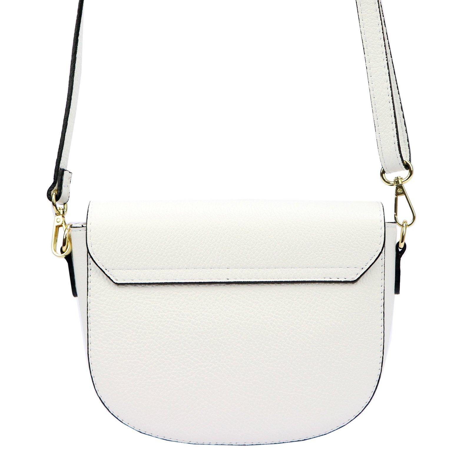 LUKA biela crossbody kabelka s ozdobou, Dollaro