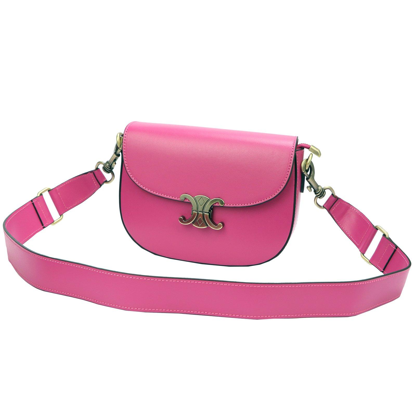 LUKA ružová crossbody kabelka s ozdobou, Dollaro