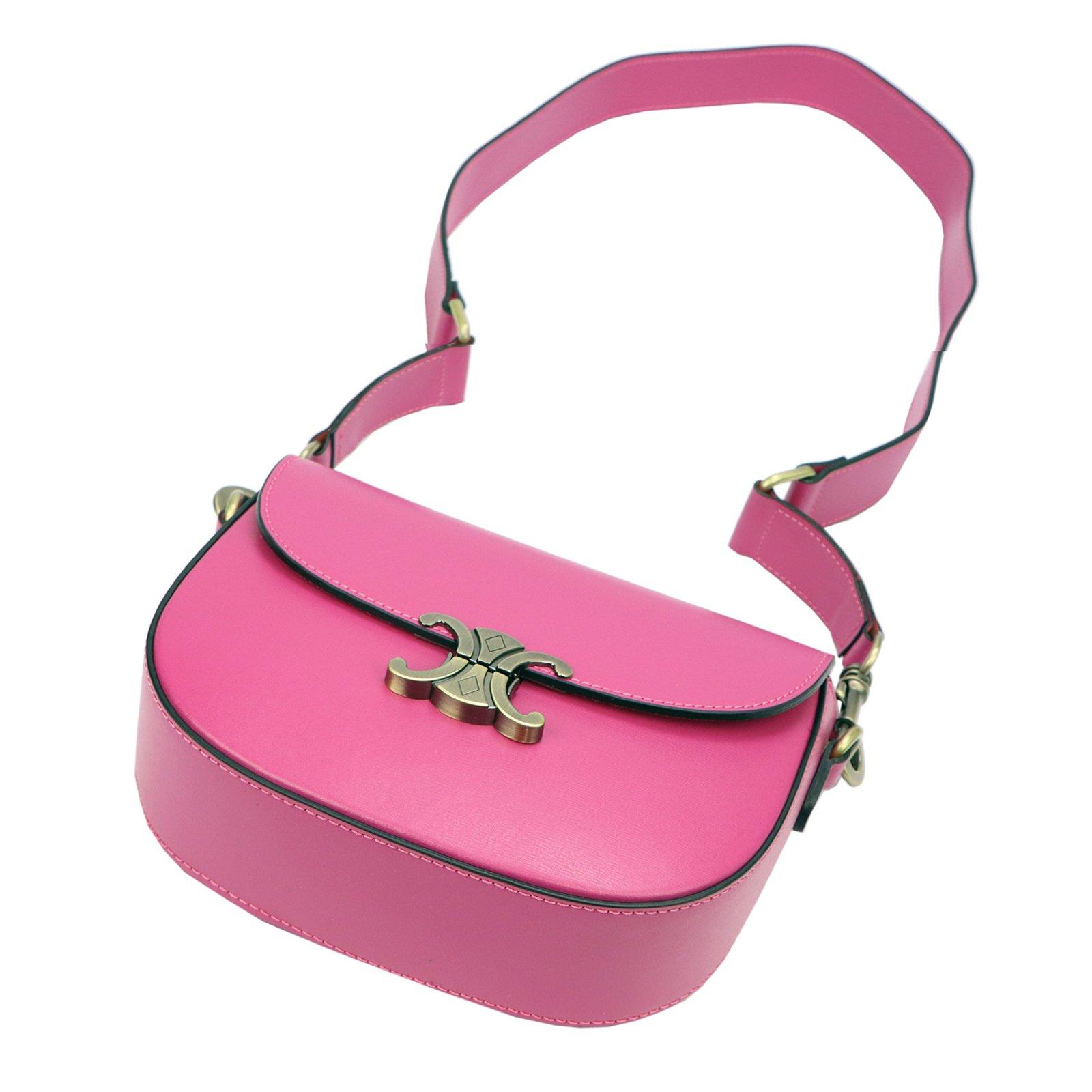 LUKA ružová crossbody kabelka s ozdobou, Dollaro