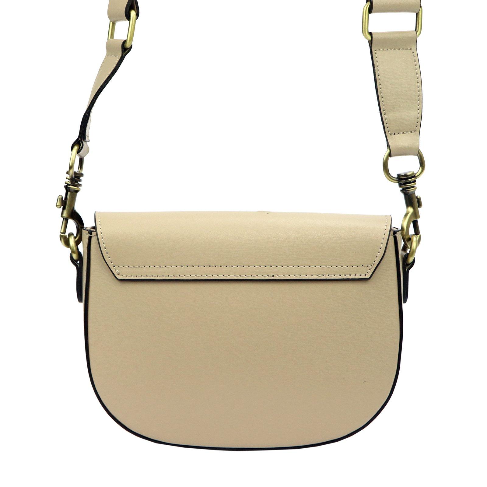 LUKA béžová crossbody kabelka s ozdobou, Dollaro