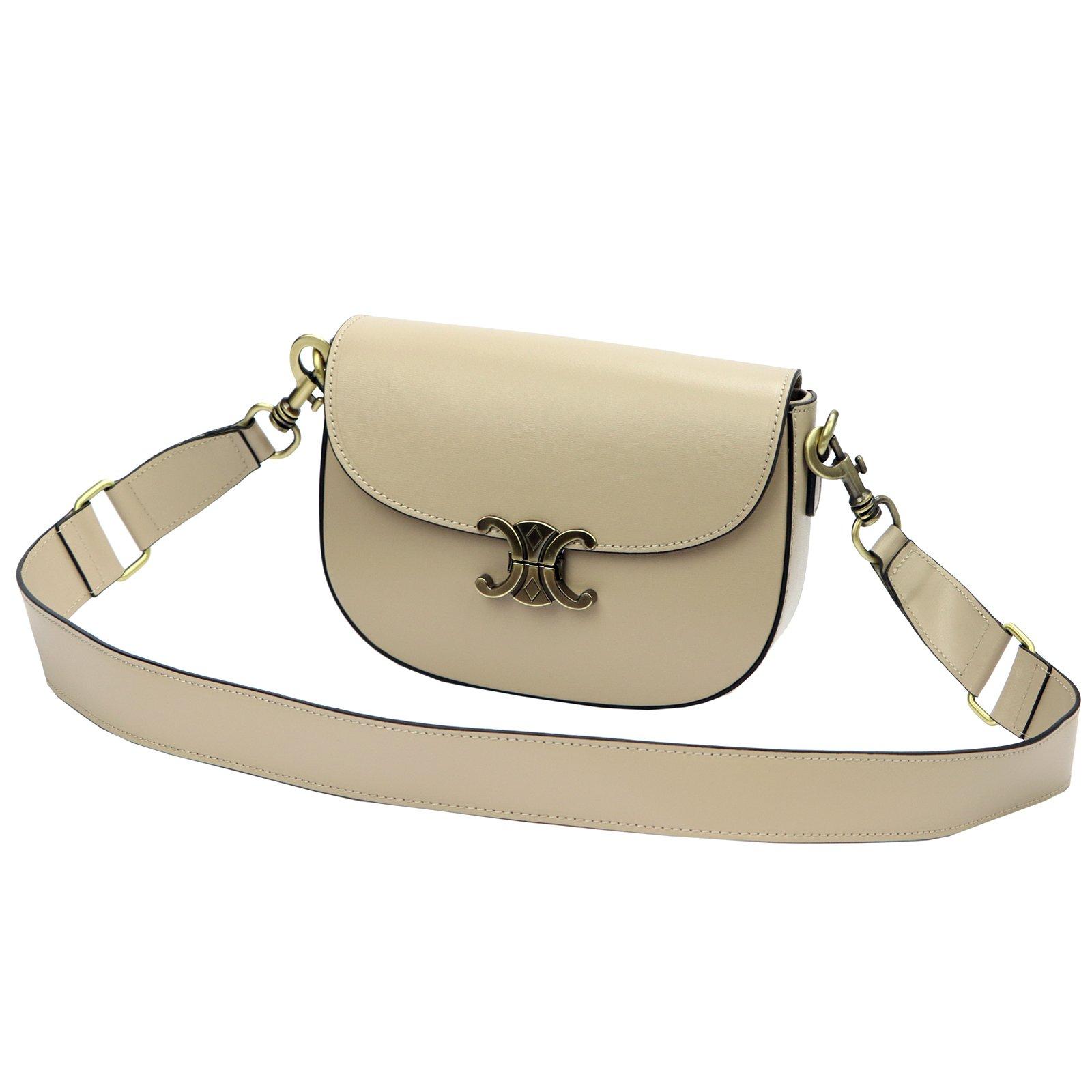 LUKA béžová crossbody kabelka s ozdobou, Dollaro